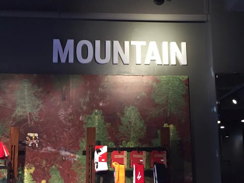 Acrylic built-up letters, printed and installed by MCAV