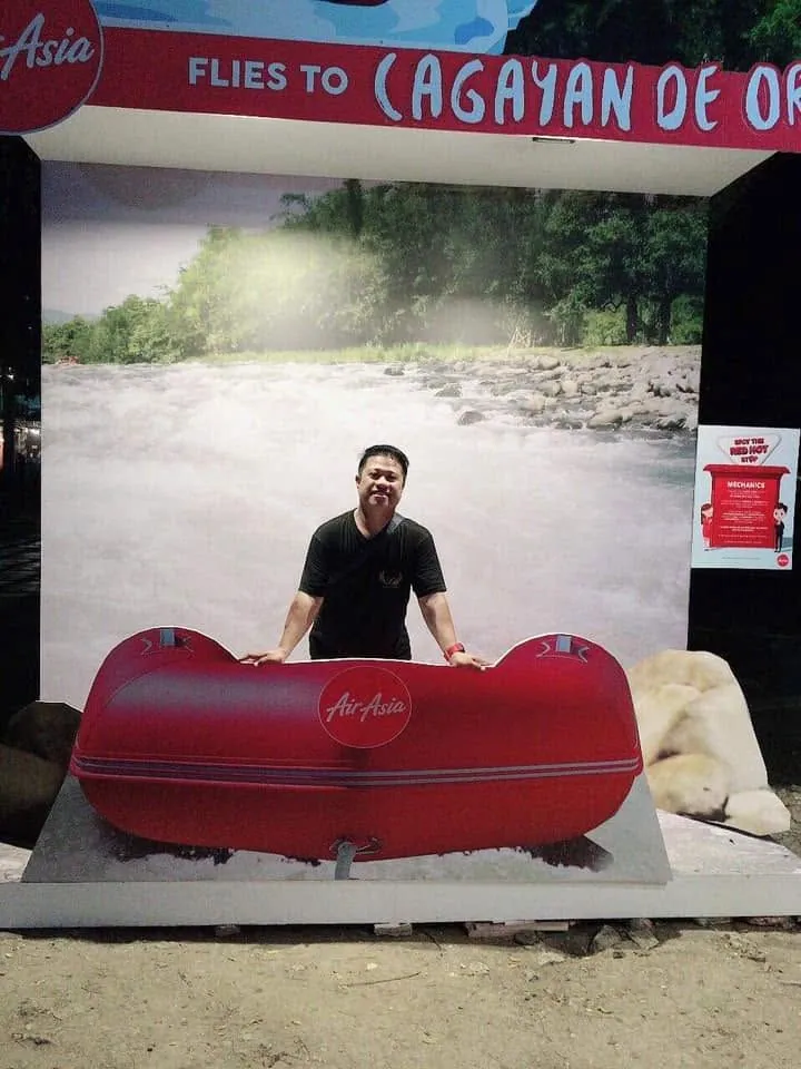 AirAsia standee, printed and installed by MCAV