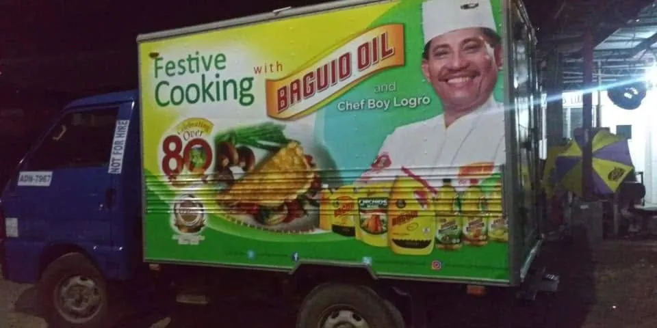 Baguio Oil vehicle wrap, printed and installed by MCAV