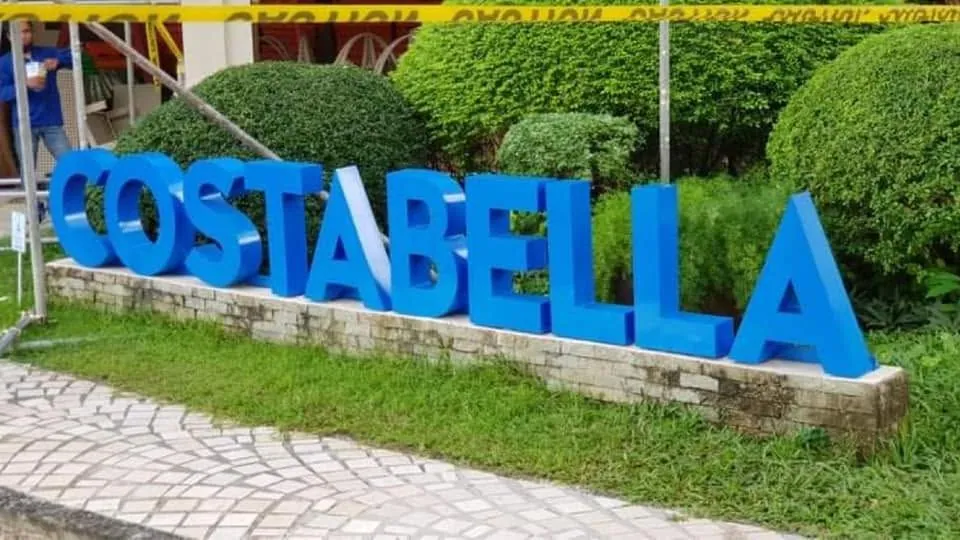 Costabella aluminum built-up letters, printed and installed by MCAV