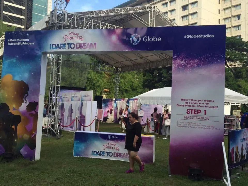 Globe framed tarpaulin, printed and installed by MCAV