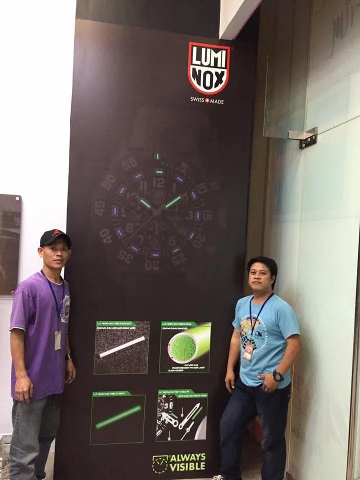 Luminox vinyl graphics, printed and installed by MCAV