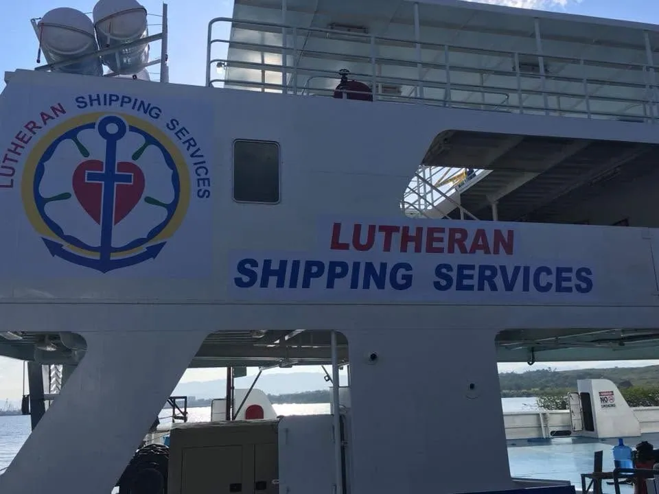 Lutheran Shipping Services vinyl graphics, printed and installed by MCAV