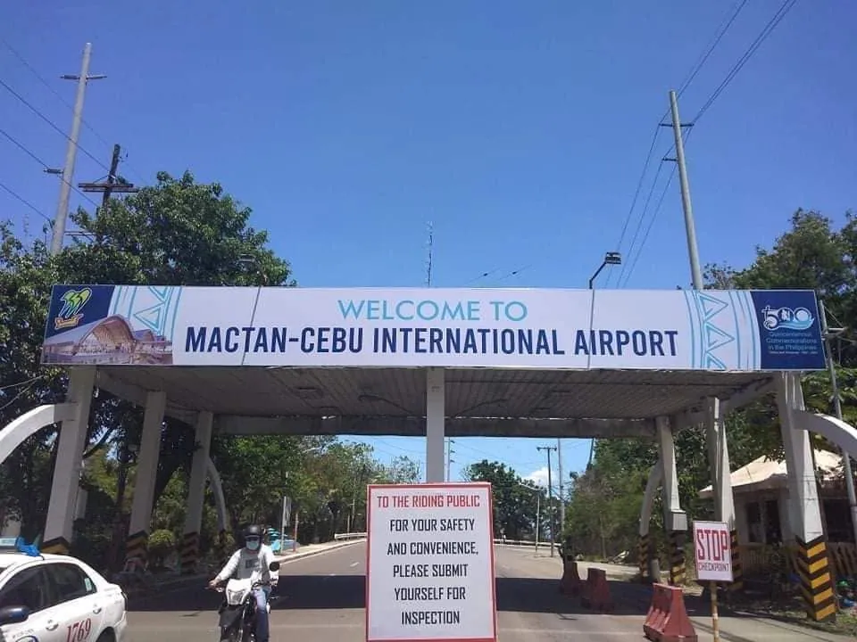 Mactan-Cebu International Airport Panaflex sign at Mactan-Cebu International Airport, printed and installed by MCAV