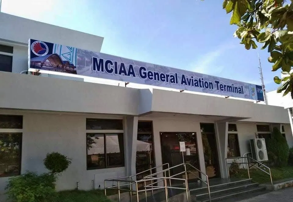 MCIAA Panaflex sign at MCIAA General Aviation Terminal, printed and installed by MCAV
