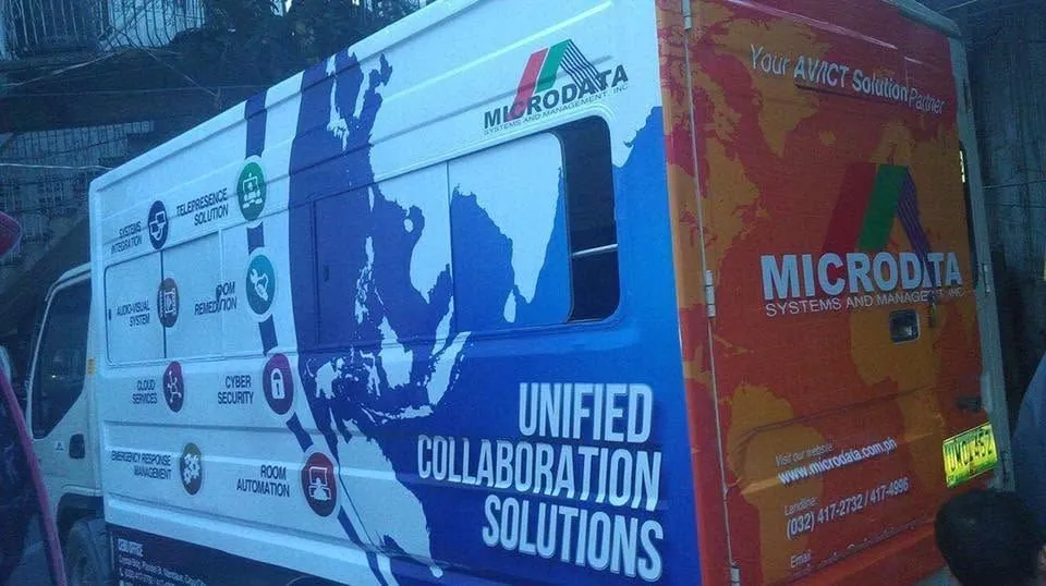 Microdata Systems and Management, Inc. vehicle wrap, printed and installed by MCAV