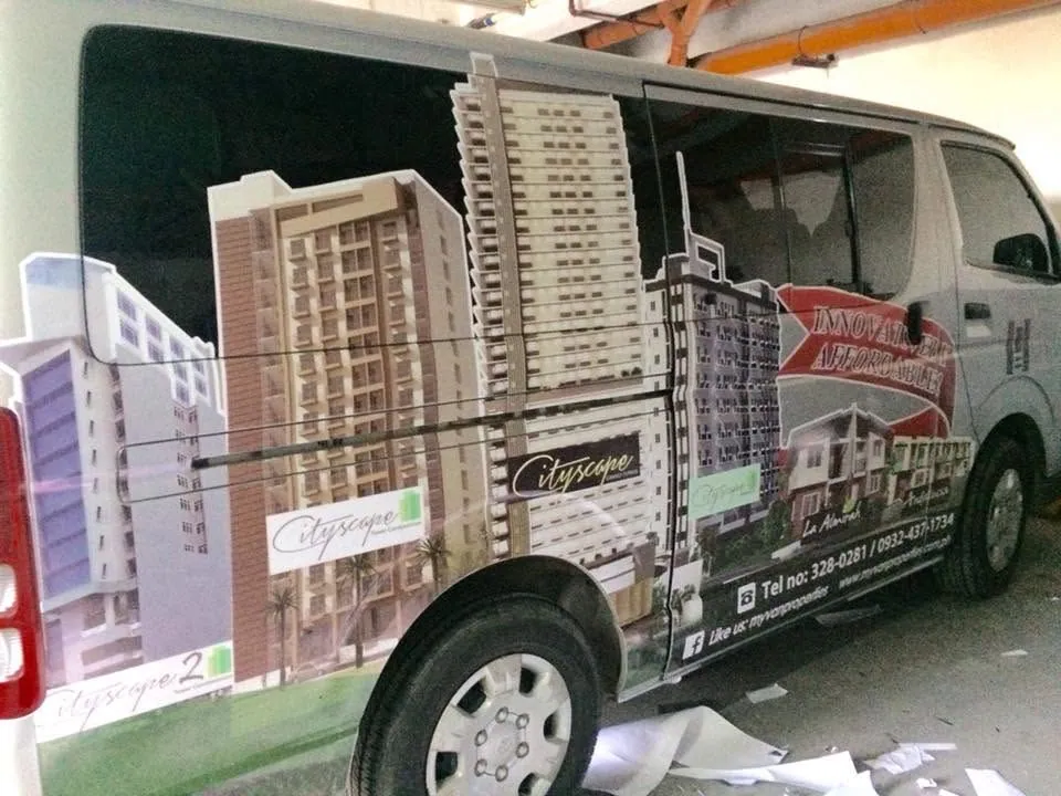 MyVan Properties & Development Inc. vehicle wrap, printed and installed by MCAV