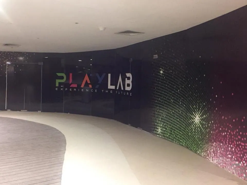 PlayLab vinyl graphics, printed and installed by MCAV
