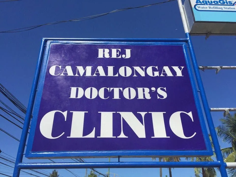 REJ Camalongay Doctor's Clinic sign, printed and installed by MCAV