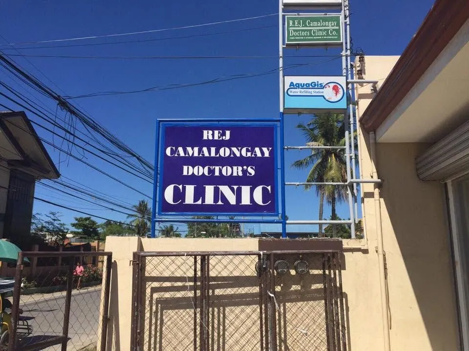 REJ Camalongay Doctor's Clinic sign, printed and installed by MCAV