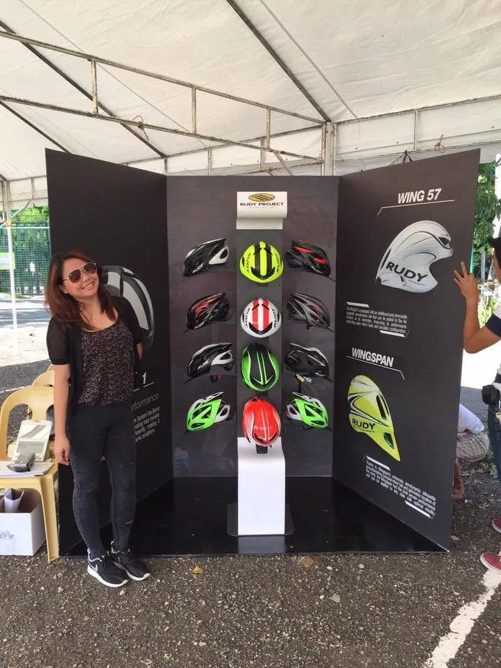 Rudy Project sintra board display, printed and installed by MCAV