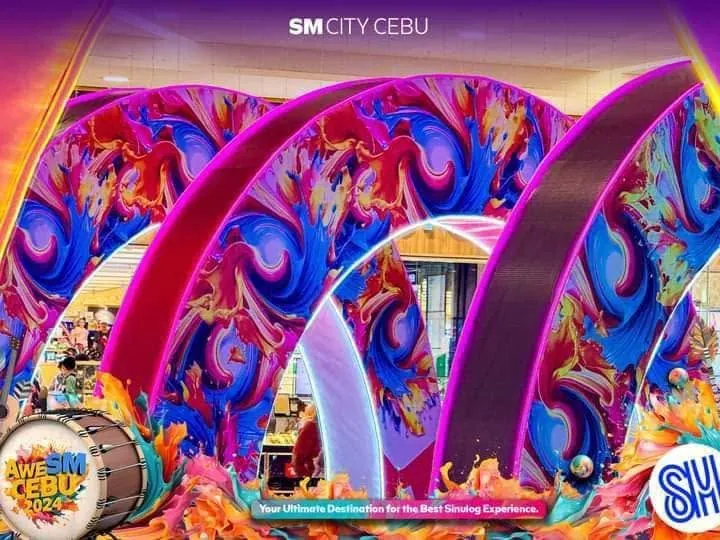 SM Supermalls sintra board display at SM City Cebu, printed and installed by MCAV