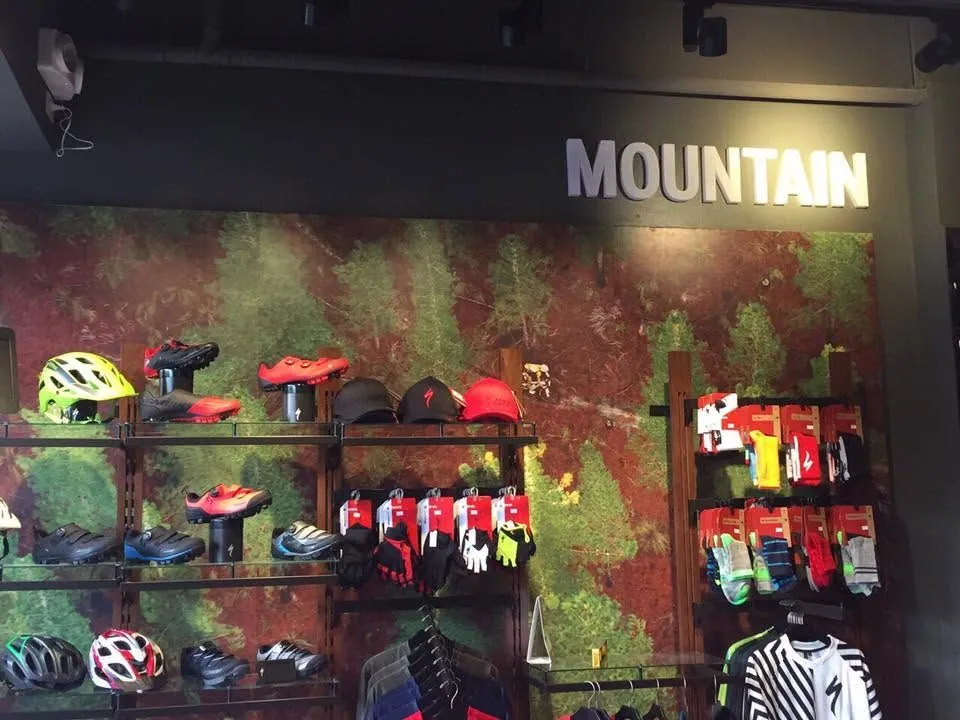 Specialized acrylic built-up letters, printed and installed by MCAV