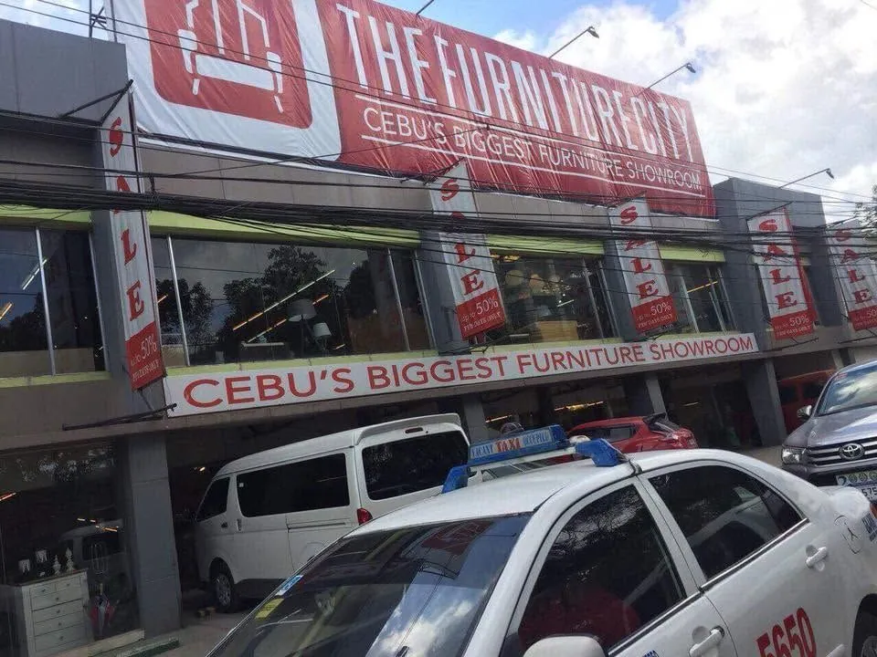 The Furniture City billboard, printed and installed by MCAV