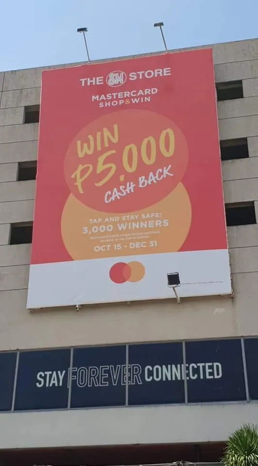 The SM Store billboard at SM City Cebu, printed and installed by MCAV