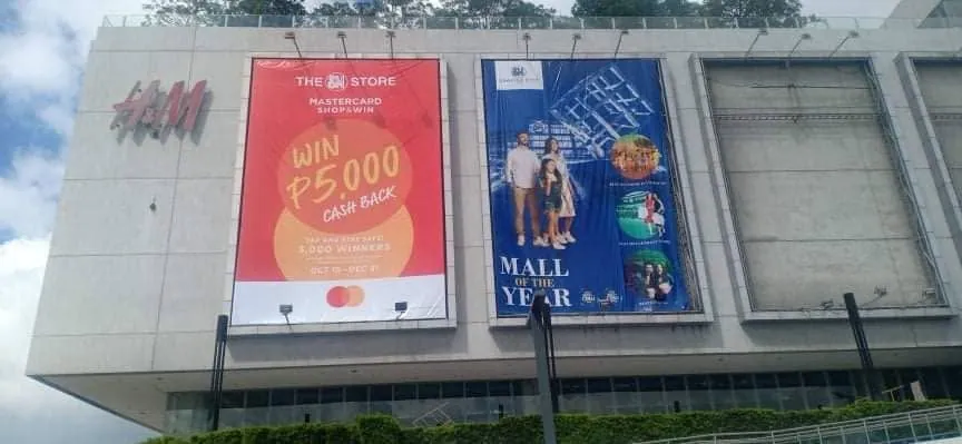 The SM Store billboard at SM City Cebu, printed and installed by MCAV