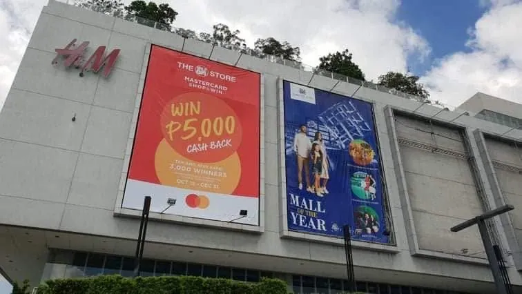 The SM Store billboard at SM City Cebu, printed and installed by MCAV