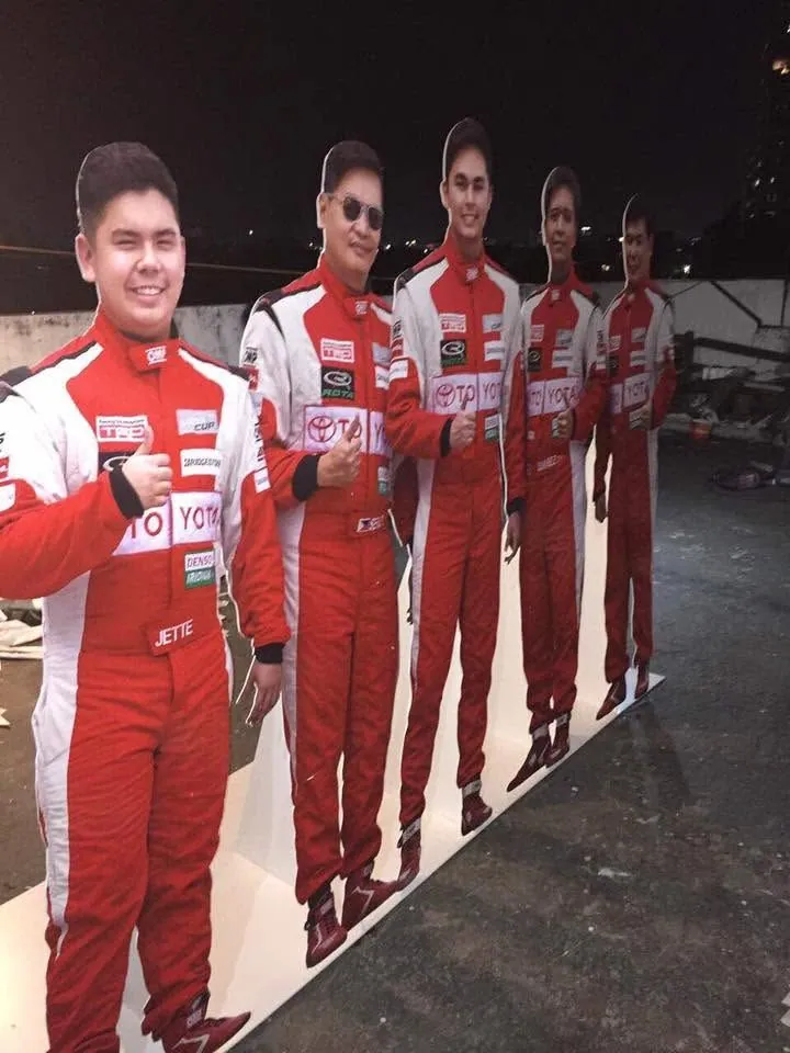 Toyota standee, fresh off MCAV's printer