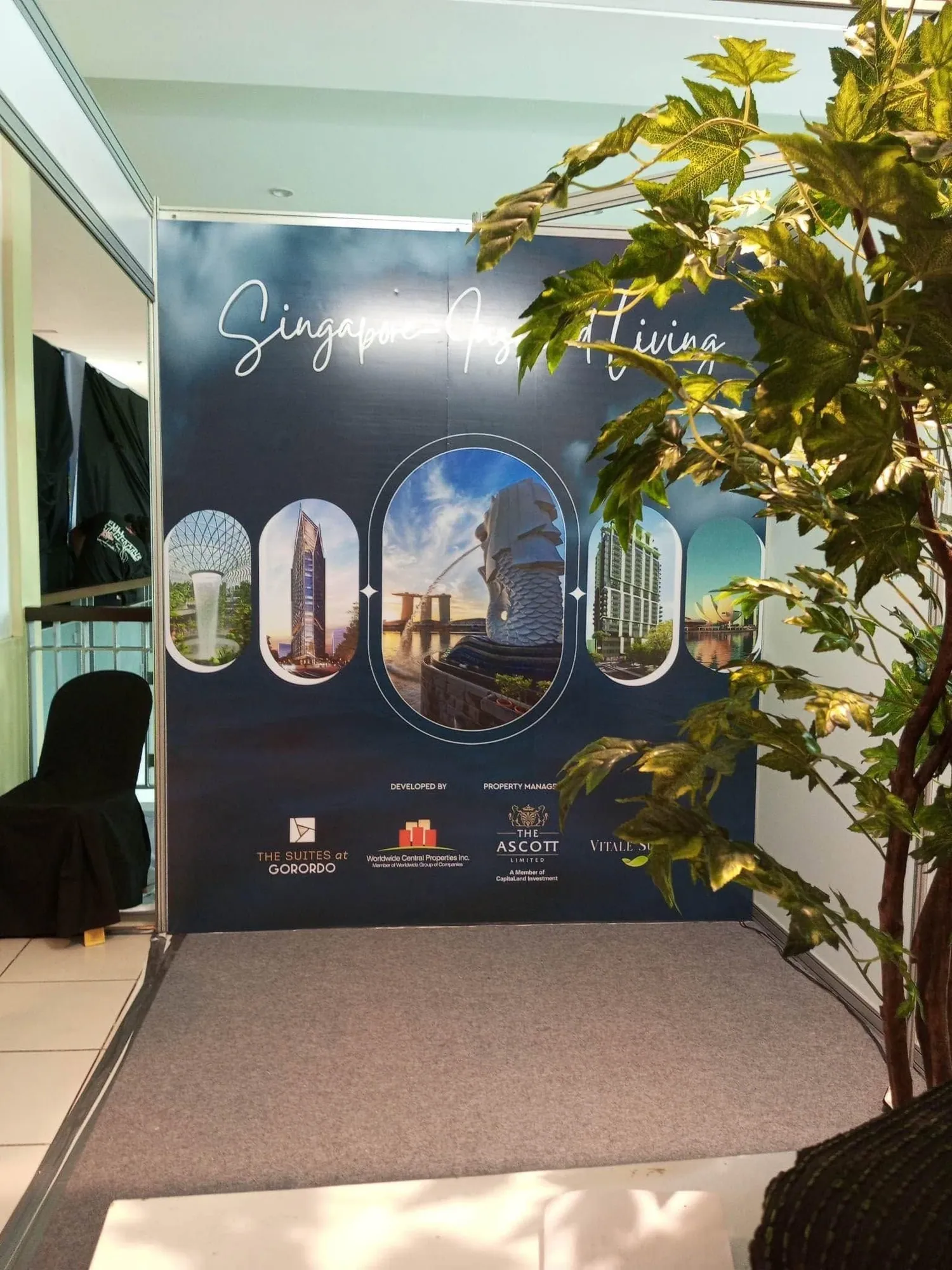 Vitalé Suites tarpaulin, printed and installed by MCAV